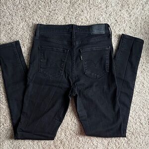 Levi’s 720 High Rise Super Skinny Women's Black Jeans